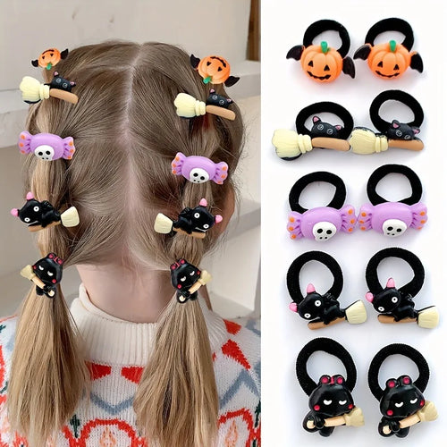 10-Piece Halloween Hair tie set