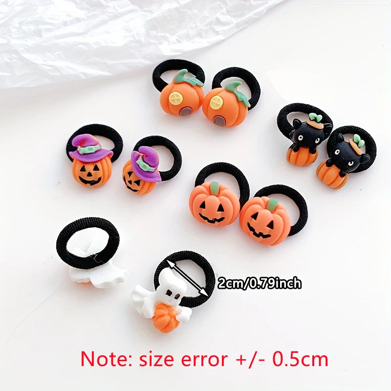 10-Piece Halloween Hair tie set