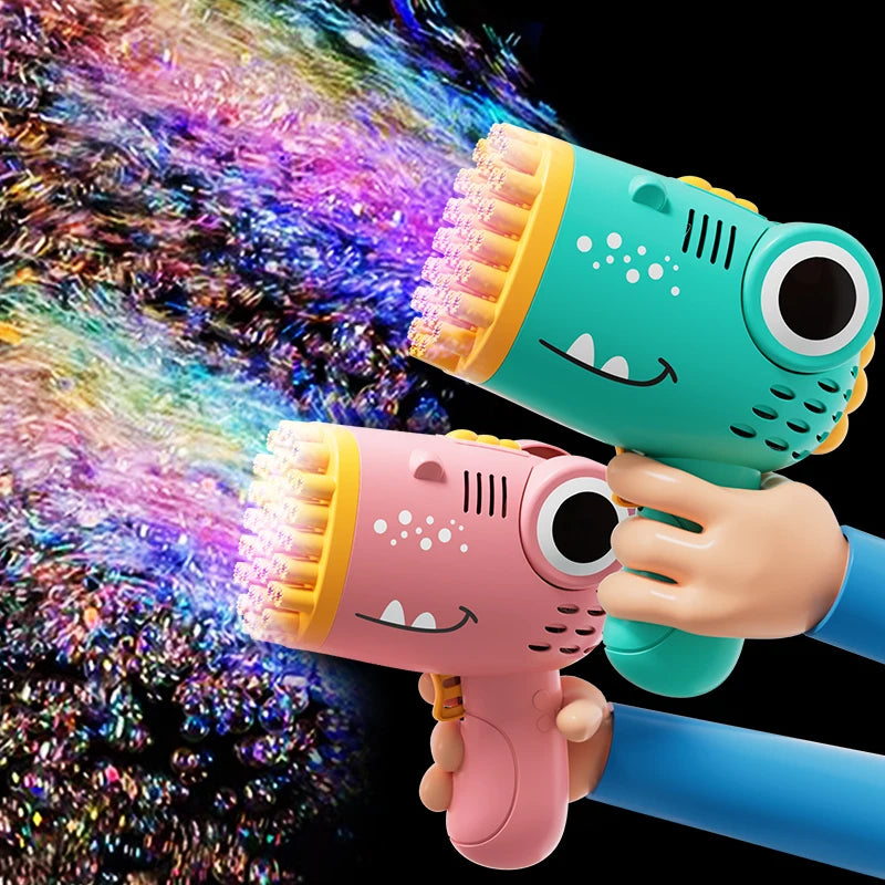 Dinosaur Bubble Blaster-40 Hole Bubble Gun