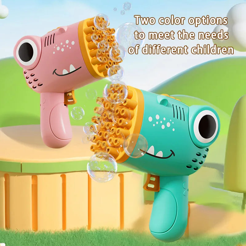 Dinosaur Bubble Blaster-40 Hole Bubble Gun