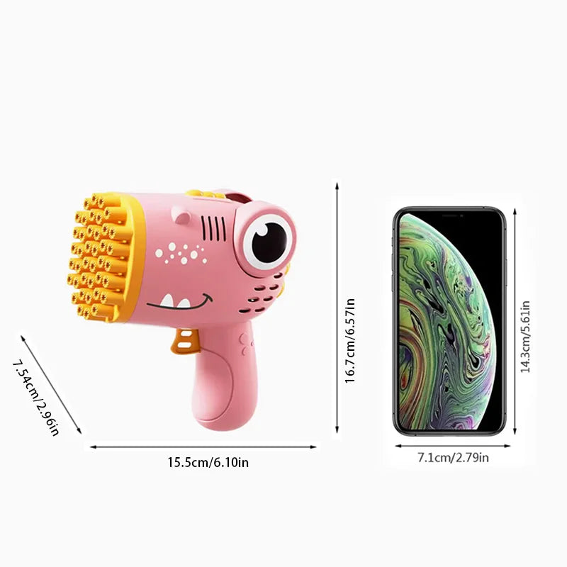 Dinosaur Bubble Blaster-40 Hole Bubble Gun