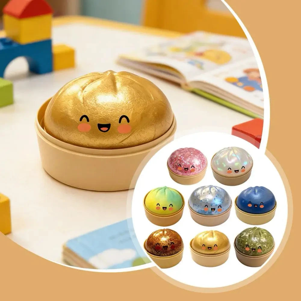 Steamed Bun Stress Toy