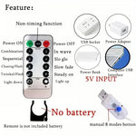 USB LED Curtain Fairy Lights