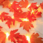 Artificial Maple Leaf Halloween LED String Light