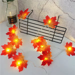 Artificial Maple Leaf Halloween LED String Light